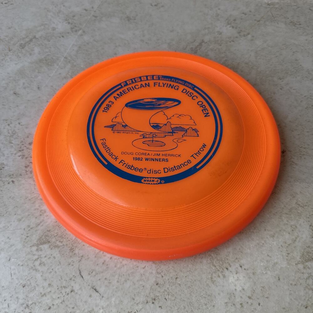 Vintage WHAM-O Fastback 1983 American Flying Disk Open 1982 Winners